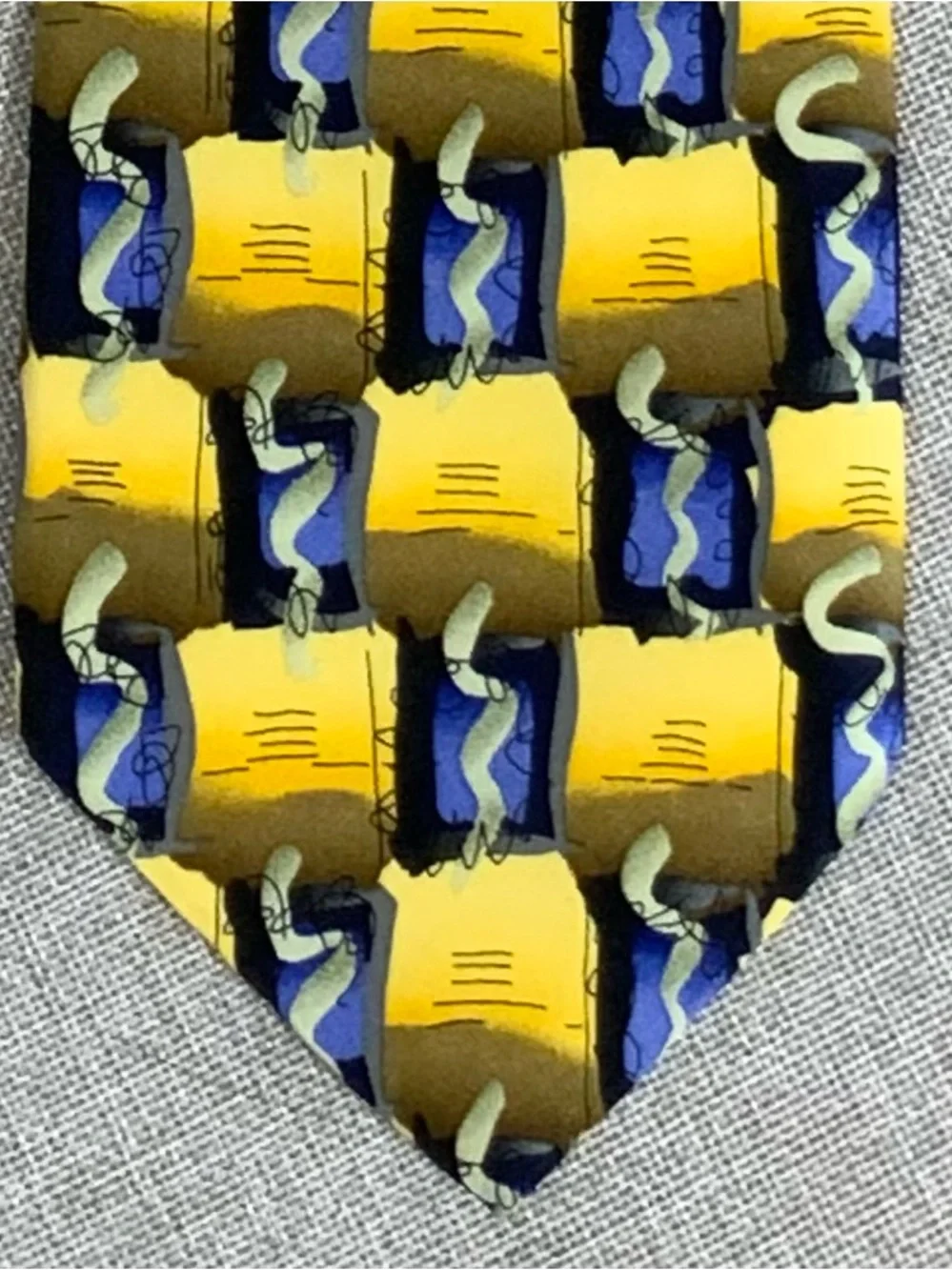 J. Garcia Overlooking Desert Tie Grateful Dead Silk Collection 15
